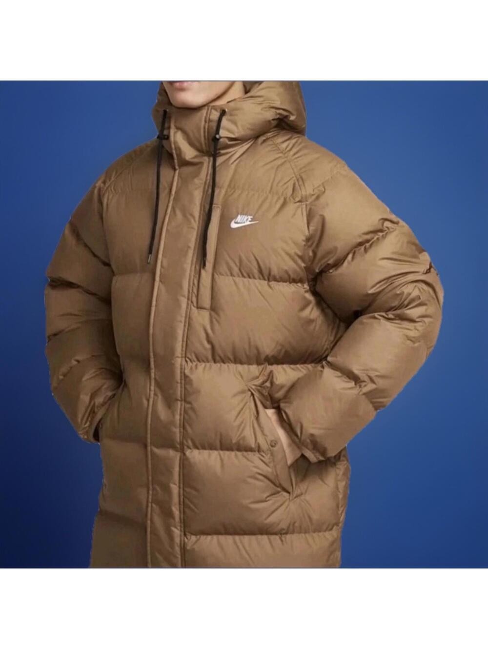 $300 Nike NSW Sportswear Club 650 Puffer Parka Jacket Down Fill IB2973-235 XL